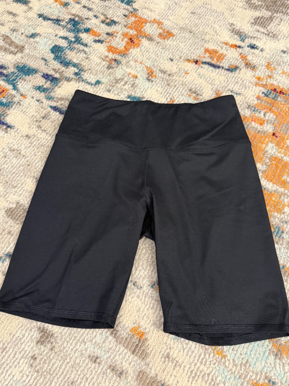High waist black athletic biker shorts athleisure gym active wear sport shorts